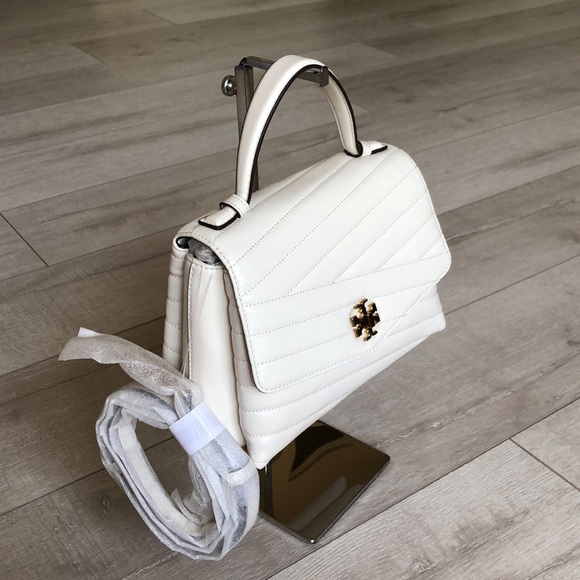 TORY BURCH KIRA CHEVRON TOPHANDLE SATCHEL - Picture 3 of 9